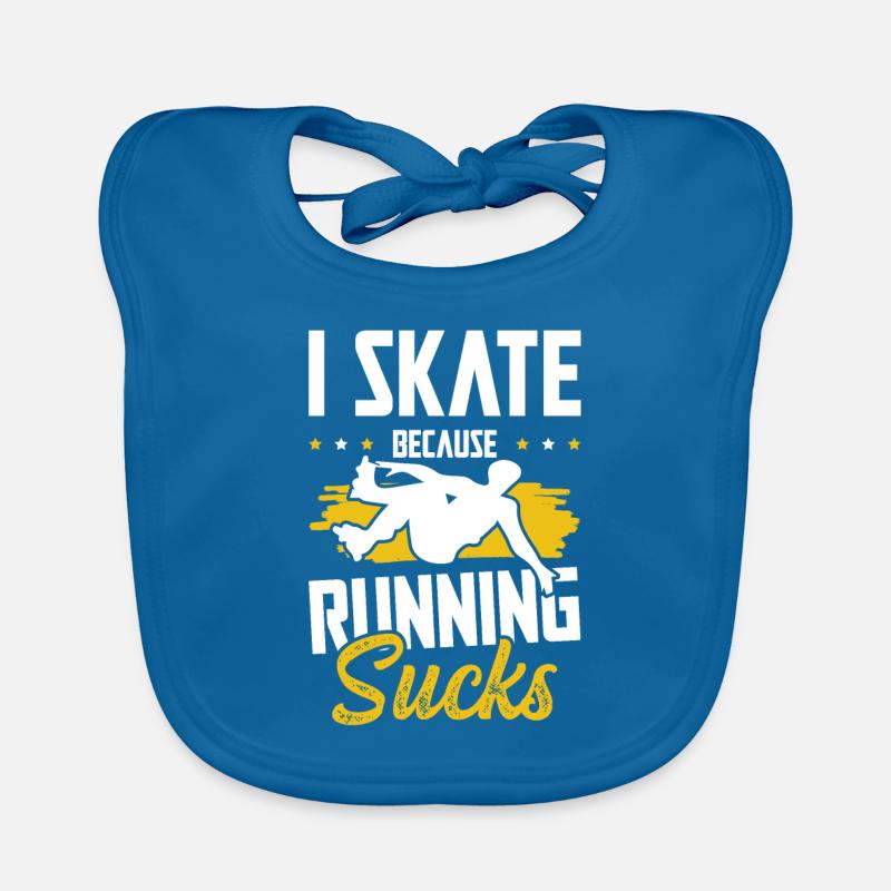 Skate Skating Organic Baby Bibs