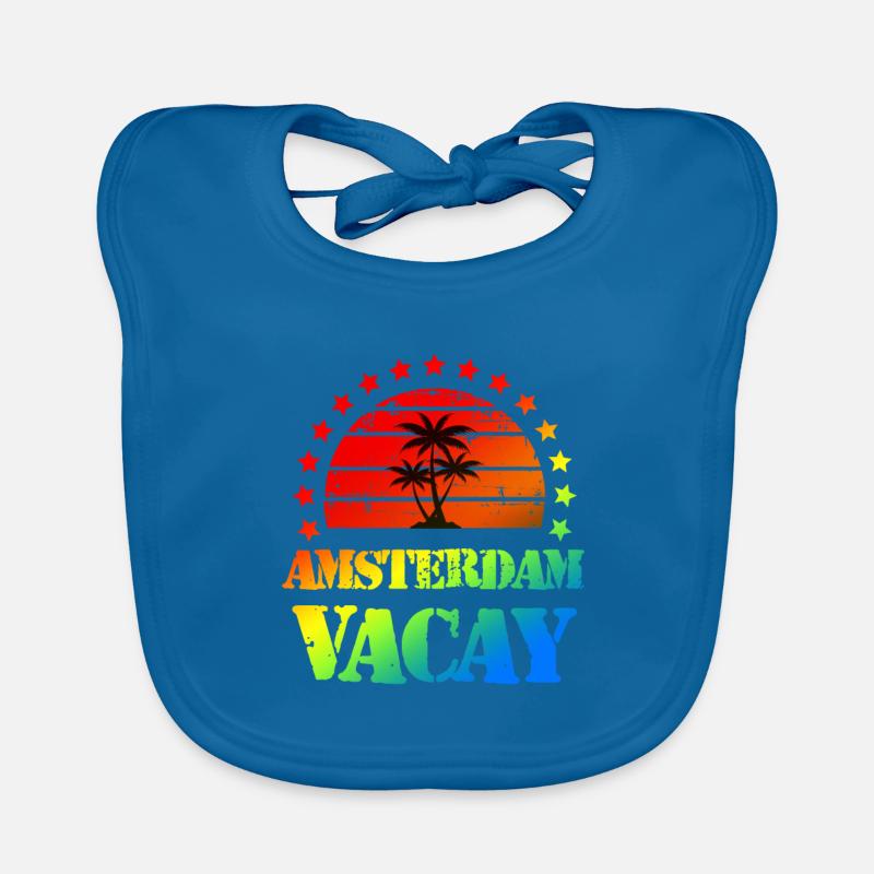 Amsterdam Holidays Organic Baby Bibs