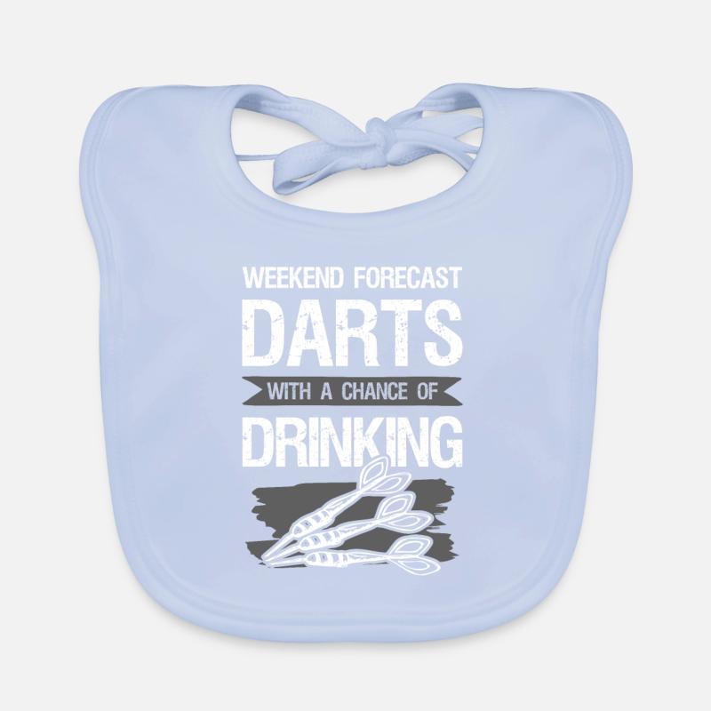 Drinking darts Organic Baby Bibs