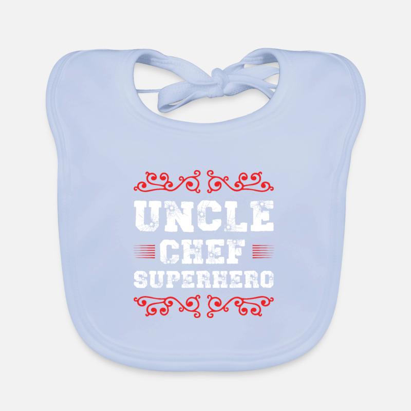 Uncle Superhero Organic Baby Bibs