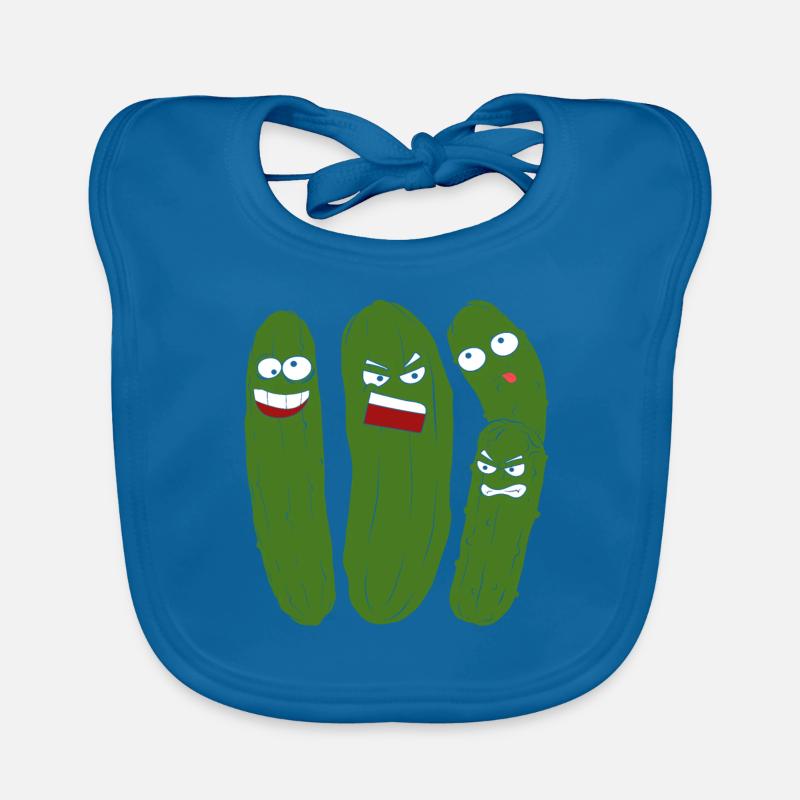 Sour Cucumber Pickle Cadeau Concombre Drôle Bavoir bio Bébé