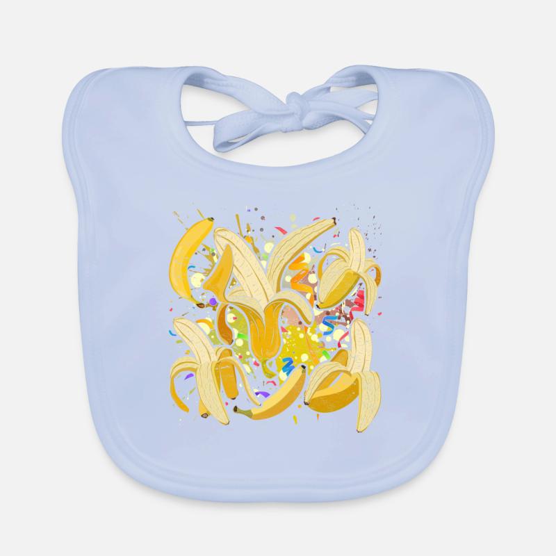 Dab Fruit Fruit Gift Dabbing Banana Organic Baby Bibs