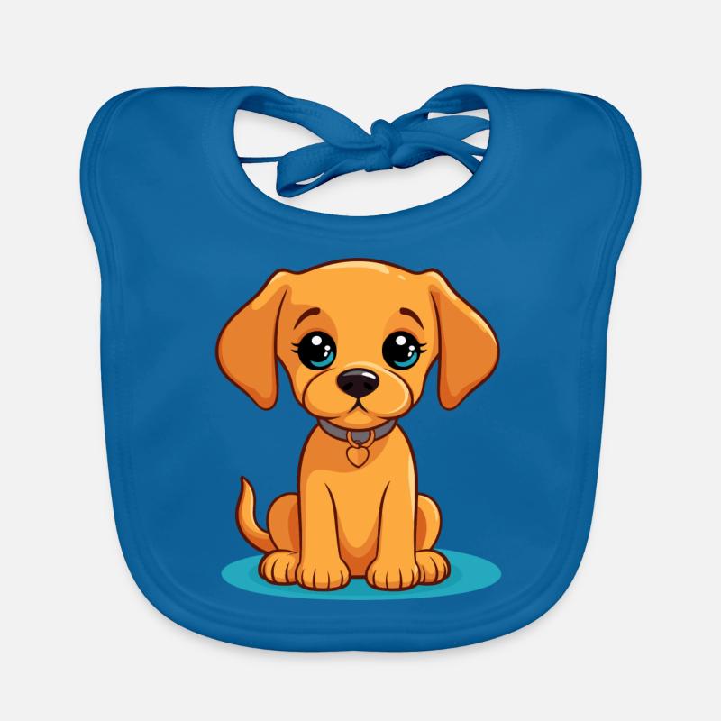 Conception de chien mignon pour les propriétaires de chiens Bavoir bio Bébé