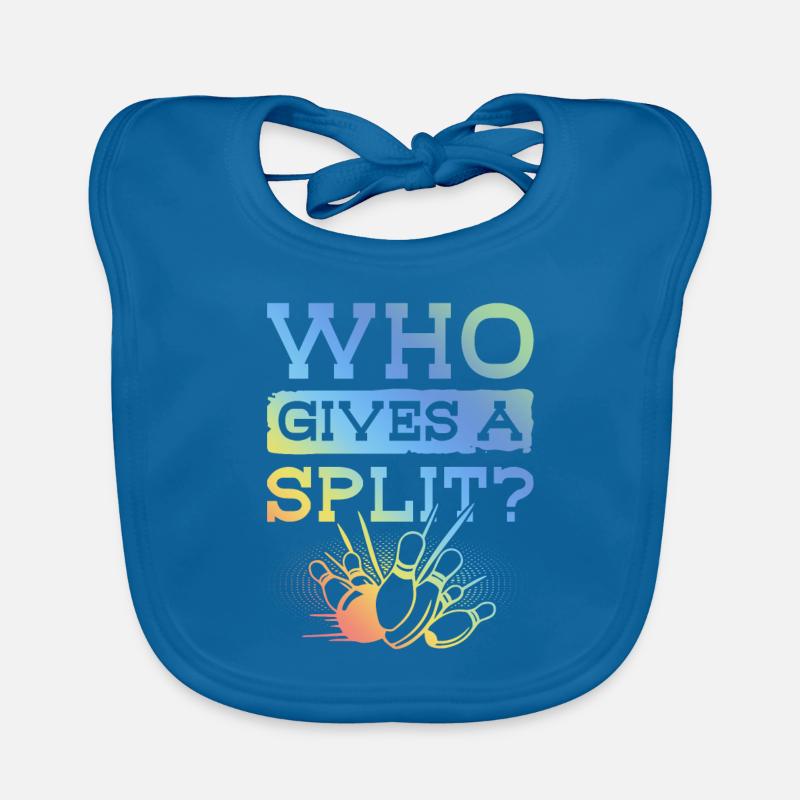 Dicton de Bowling Split Bavoir bio Bébé