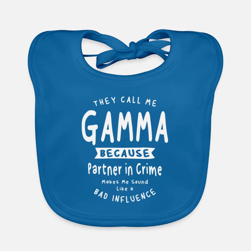 Ils m’appellent gamma parce que je suis un complice Bavoir bio Bébé