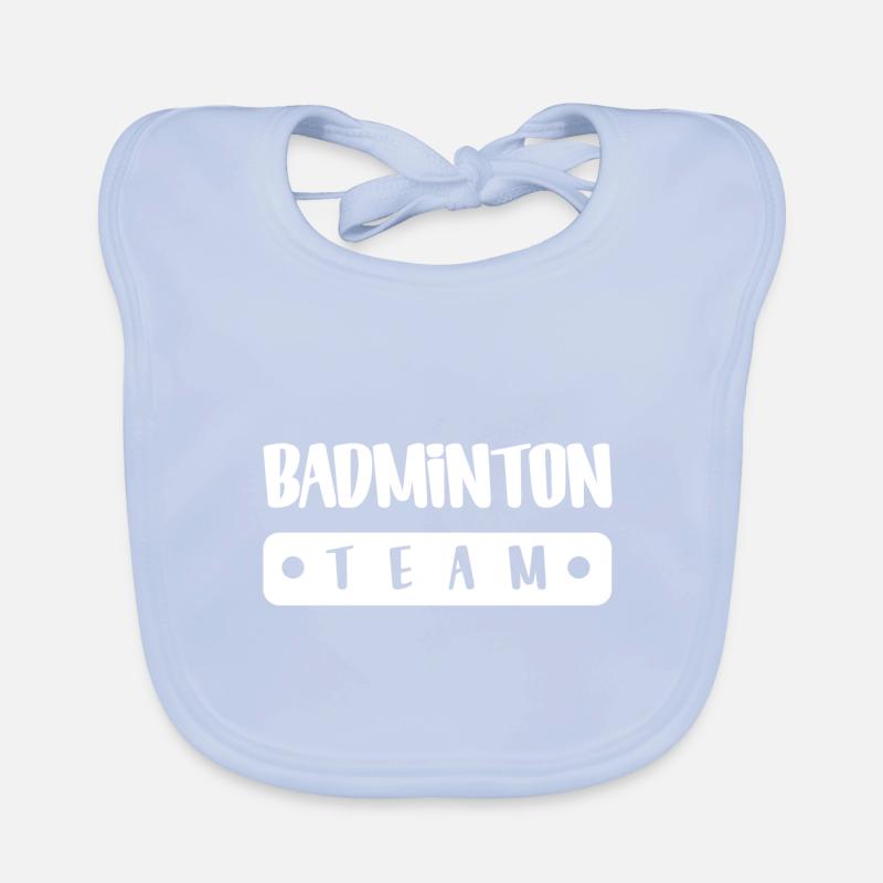 Équipe de badminton Bavoir bio Bébé