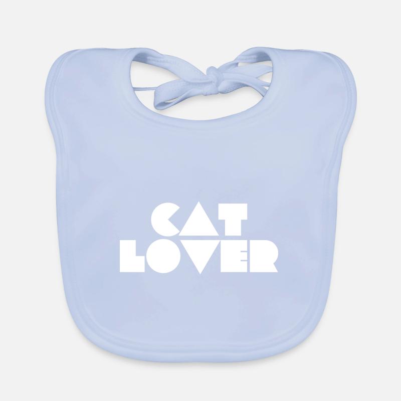 Katzenliebhaber Baby Bio-Lätzchen