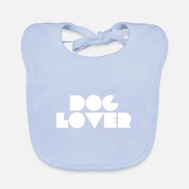 Amoureux des chiens Bavoir bio Bébé