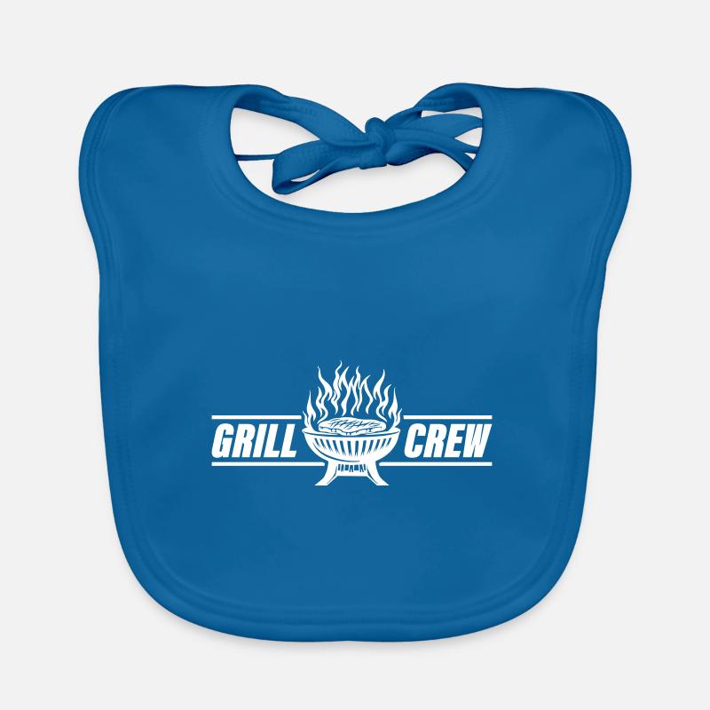 Grill Crew Grilling Organic Baby Bibs