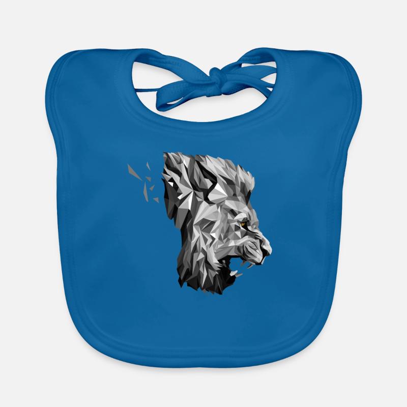 Poly Lion Organic Baby Bibs