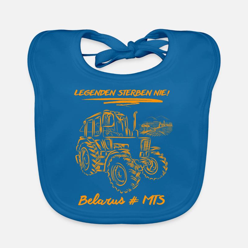 Belarus # MTS / GDR Agricultural Machinery Organic Baby Bibs