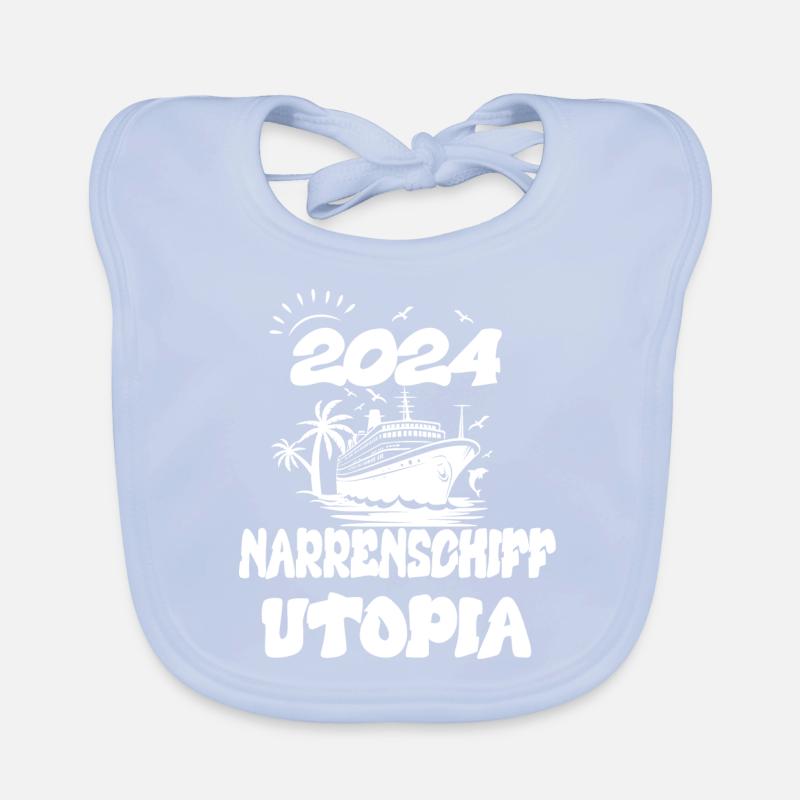 Narrenschiff Utopia Baby Bio-Lätzchen