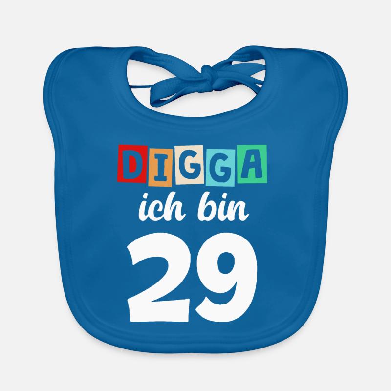 Digga Ich Bin 29 Jahre 29. Geburtstag Baby Bio-Lätzchen