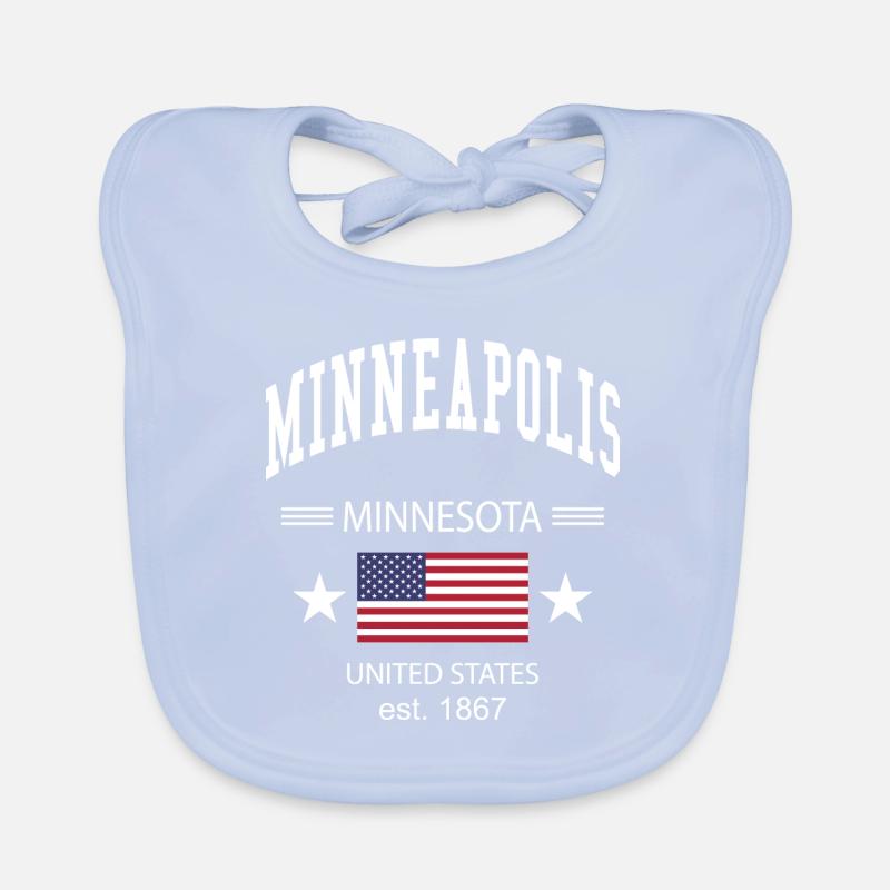 Minneapolis Bavoir bio Bébé