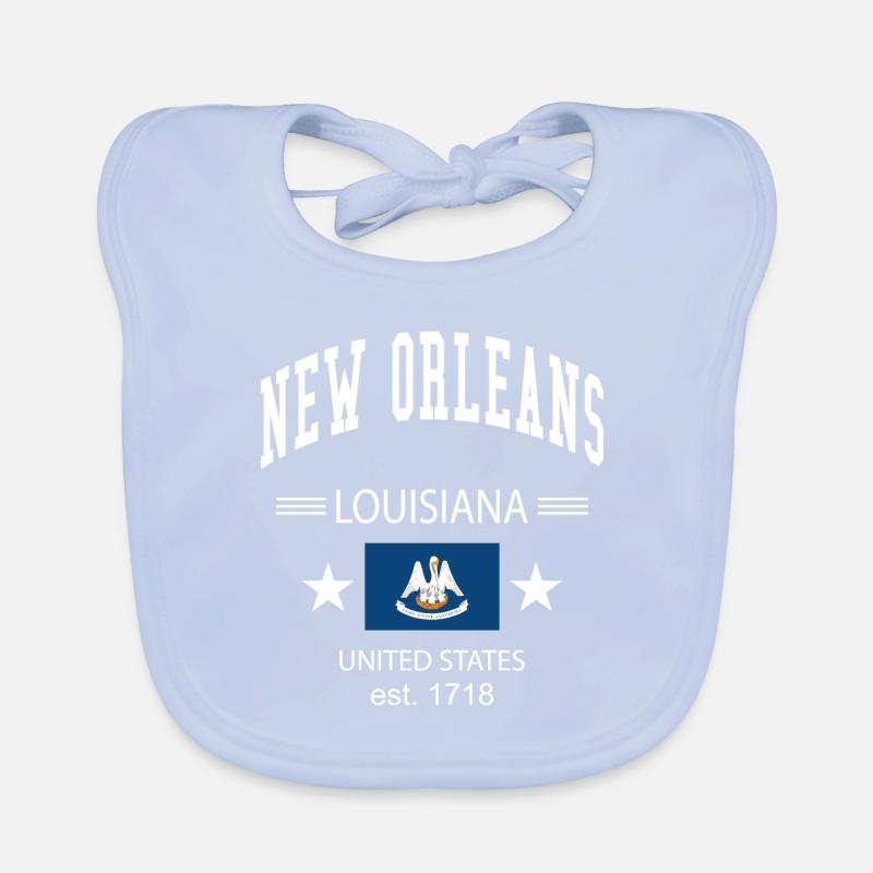 New Orleans Organic Baby Bibs