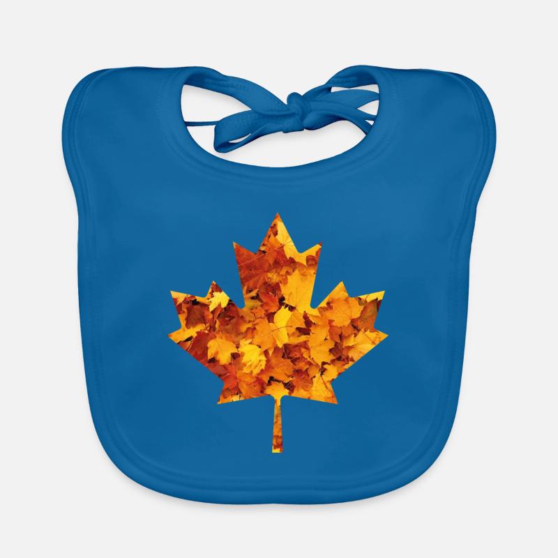 Feuille d’érable Canada Bavoir bio Bébé