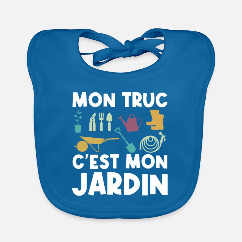 Mon truc c'est mon jardin Bavoir bio Bébé