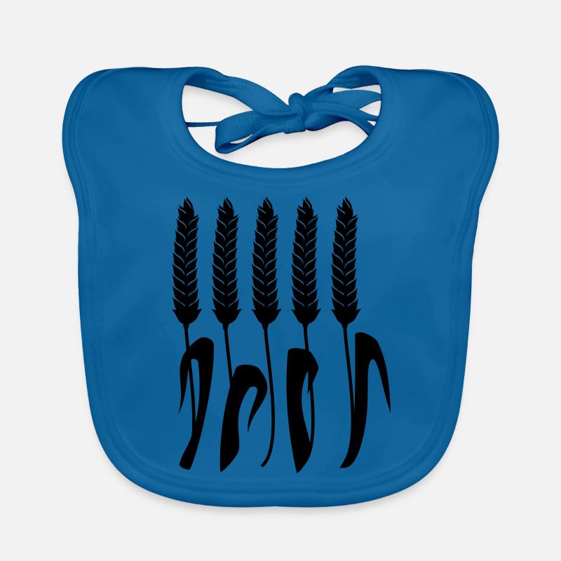 Weizenähren / wheat spike (1c) Organic Baby Bibs