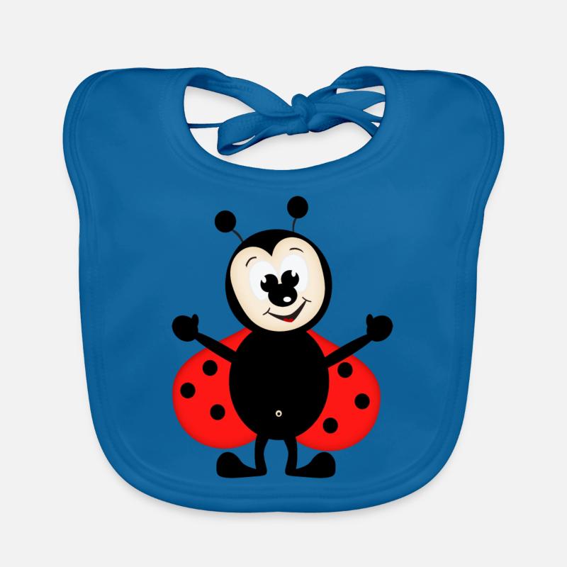 ladybug Organic Baby Bibs