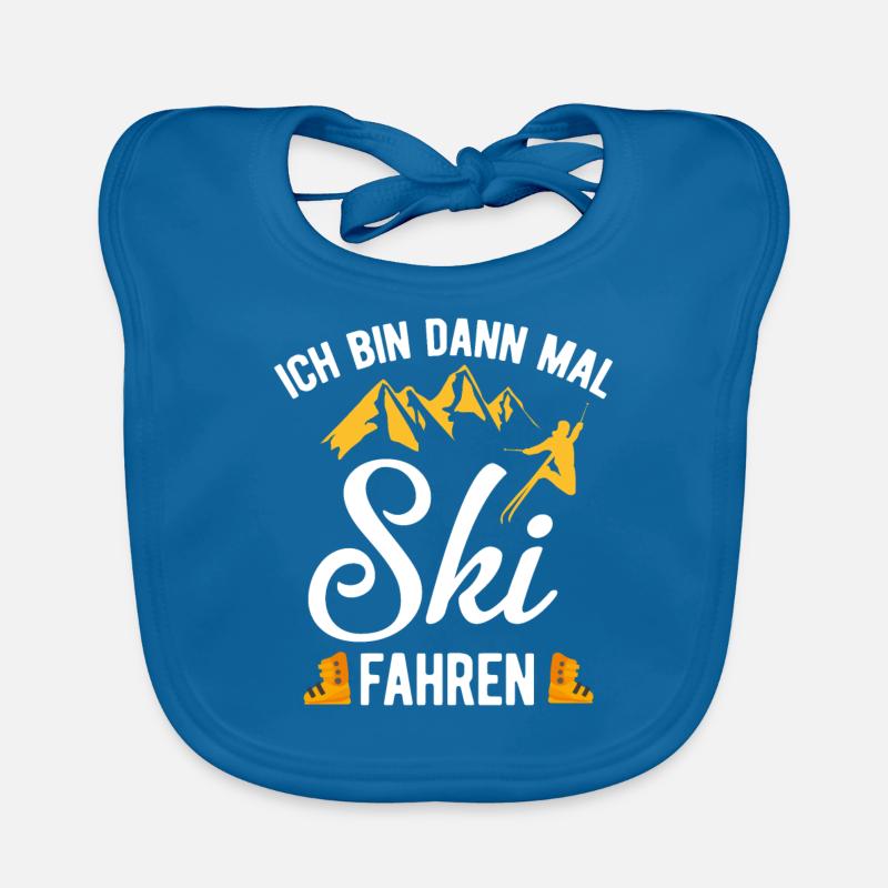 Ski en vacances de ski Bavoir bio Bébé
