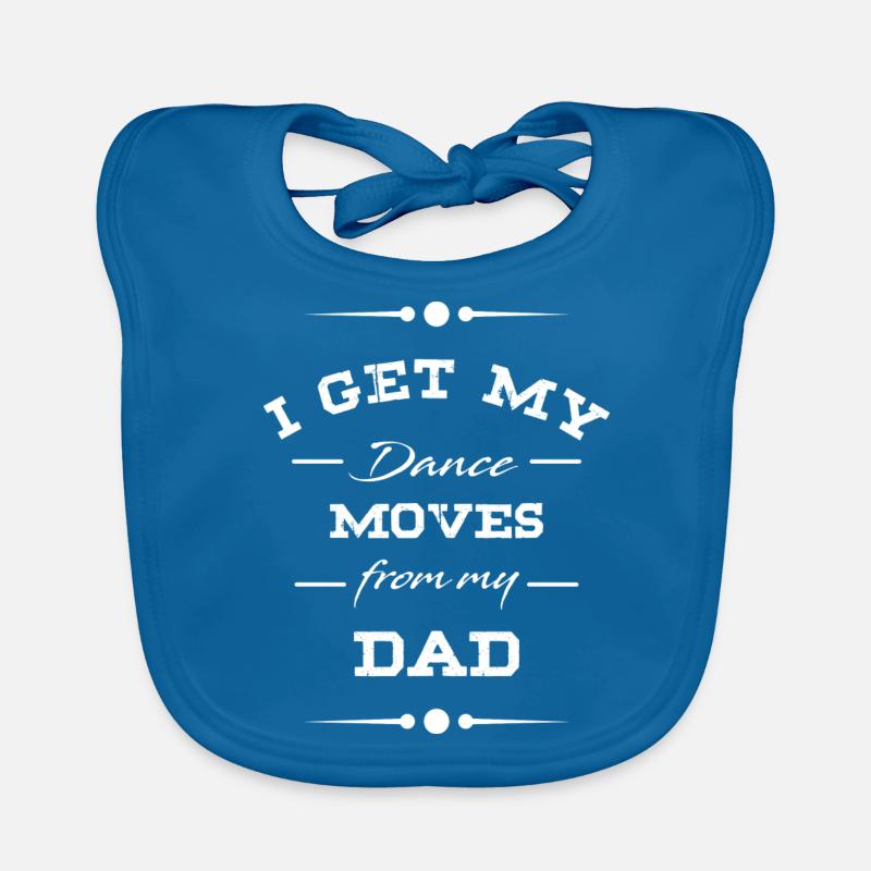 Dance moves from Dad knows Organic Baby Bibs