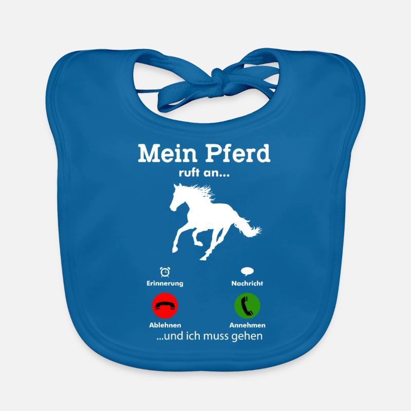 Mon cheval appelle Bavoir bio Bébé