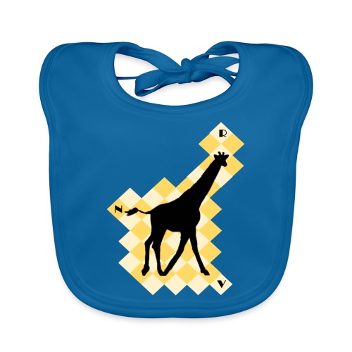 GiraffeSquare - Vauvan luomuruokalappu