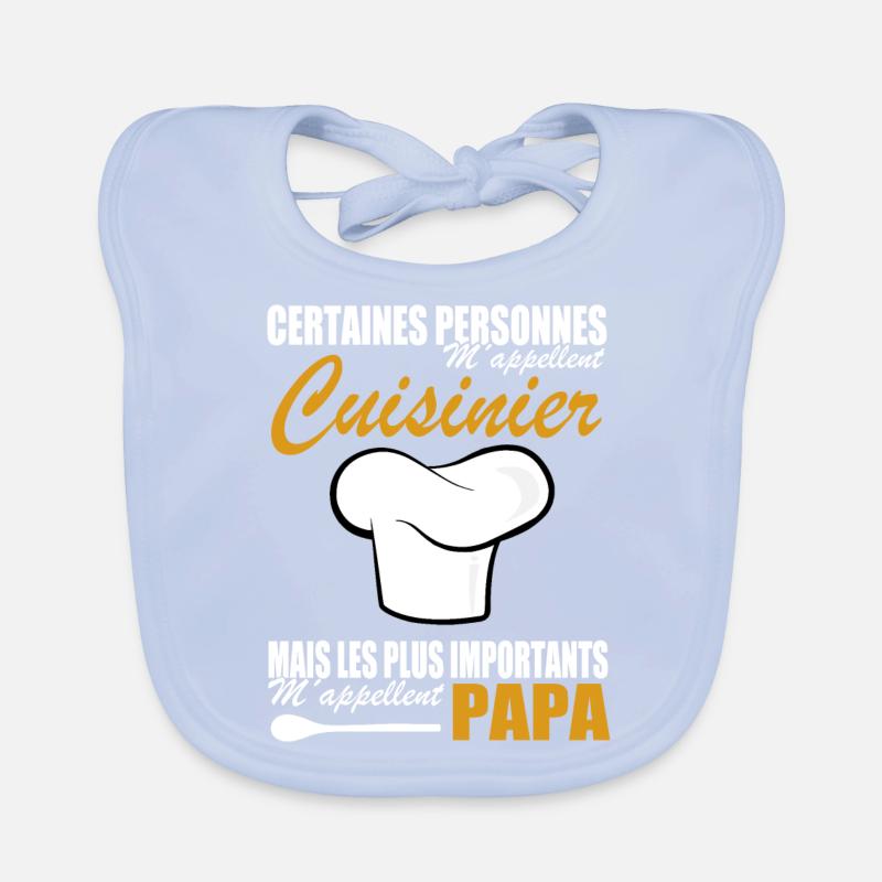 Kitchen shirt • Dad • Cook Gift Organic Baby Bibs