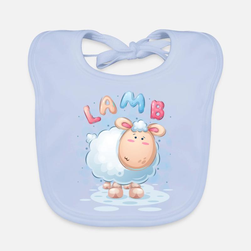 Lamb Organic Baby Bibs