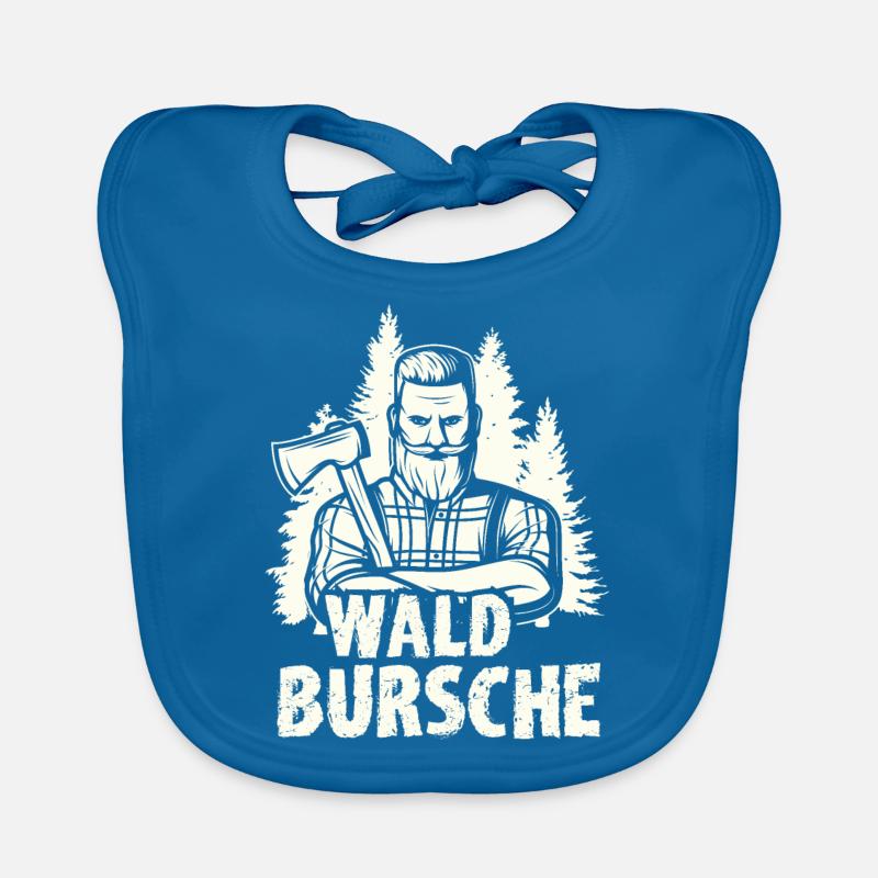 Bûcheron forestier Bavoir bio Bébé
