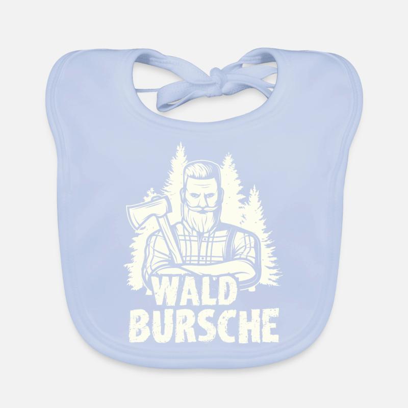 Bûcheron forestier Bavoir bio Bébé