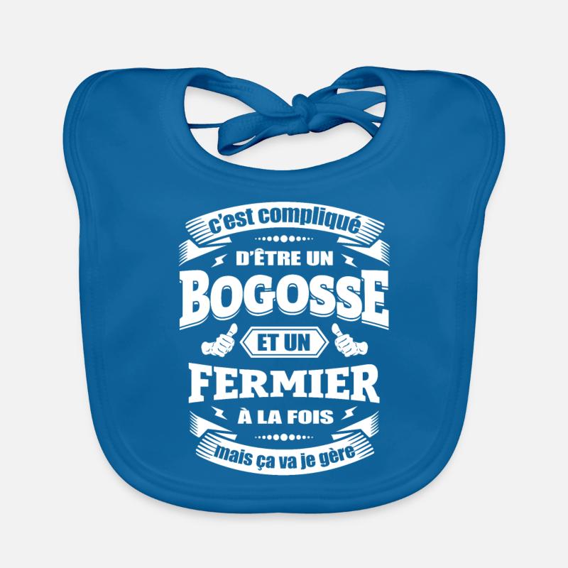 BOGOSSE ET FERMIER Bavoir bio Bébé