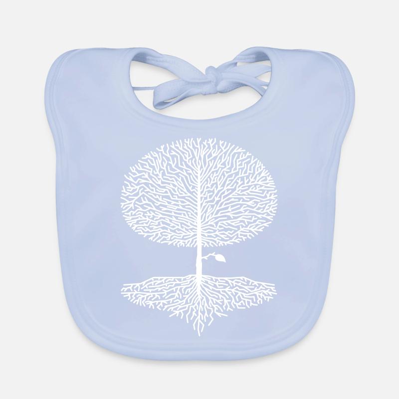 Deciduous Tree Crown Forest Oak Beech Nature Linden Branches Organic Baby Bibs