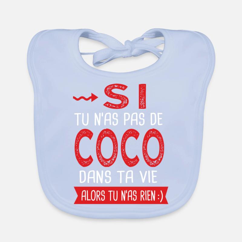 Coco dans ta vie Corinne Coralie Colline Corentin Bavoir bio Bébé