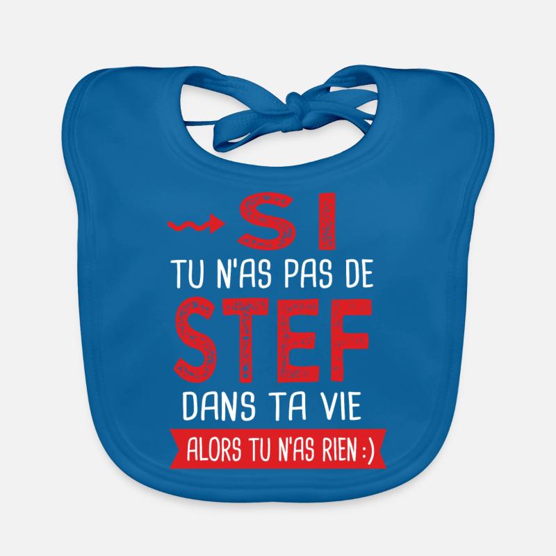 stef dans ta vie Humour Stéphane Stéphanie Stéphan Bavoir bio Bébé