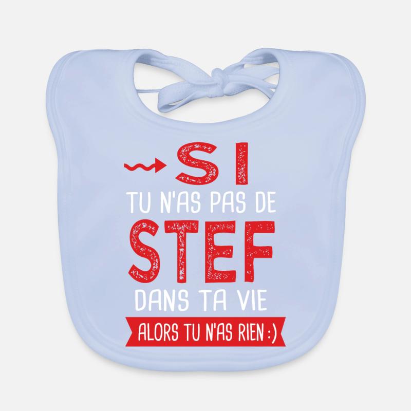 stef dans ta vie Humour Stéphane Stéphanie Stéphan Bavoir bio Bébé