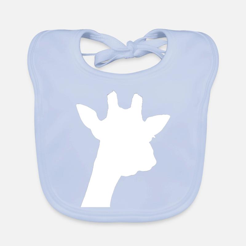 giraffe blanc Bavoir bio Bébé