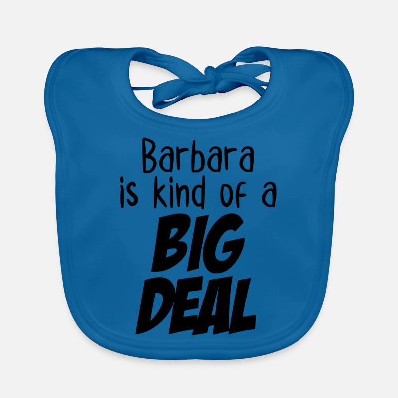 Barbara est un peu une grosse affaire Bavoir bio Bébé