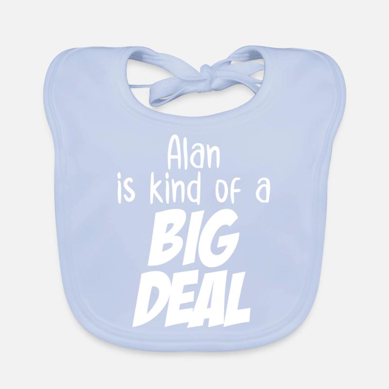 Alan ist eine große Sache Baby Bio-Lätzchen