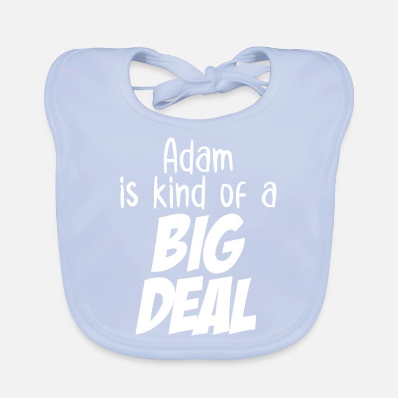 Adam est un peu un gros problème Bavoir bio Bébé