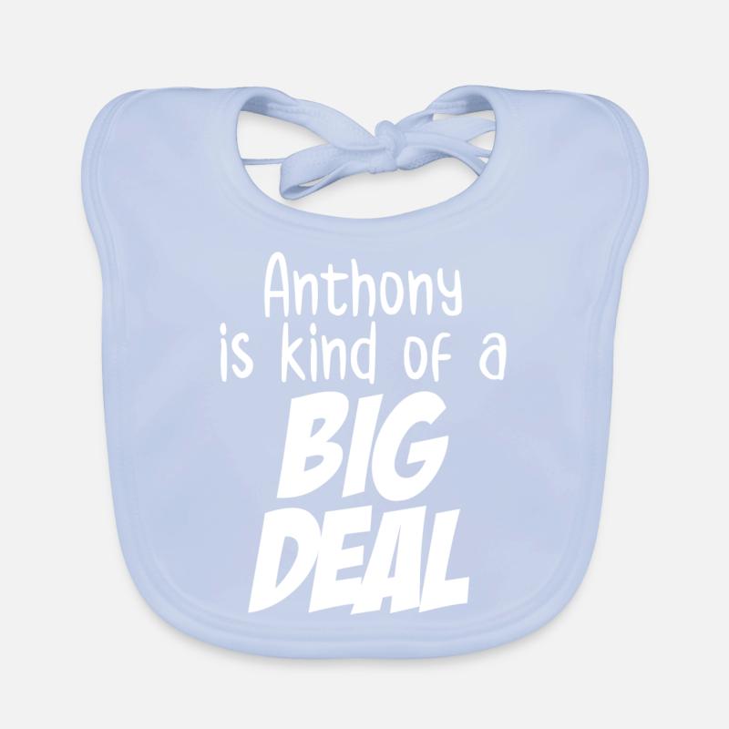 Anthony ist irgendwie eine große Sache Baby Bio-Lätzchen