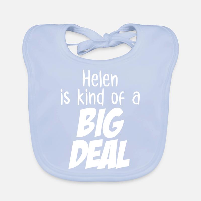 Helen est un peu une grosse affaire Bavoir bio Bébé