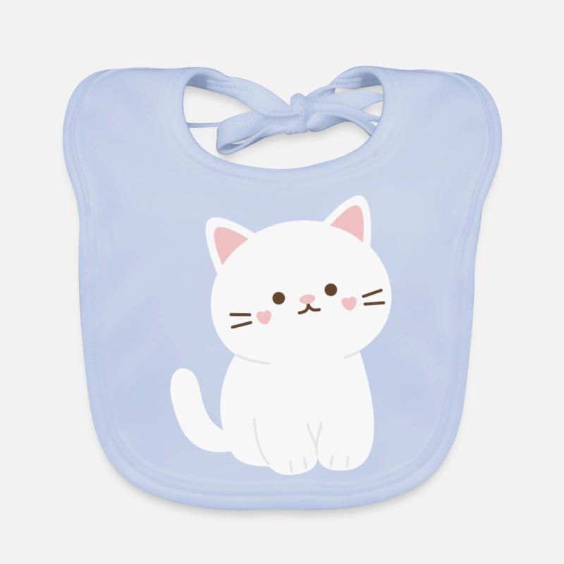 Hey Kitty Organic Baby Bibs