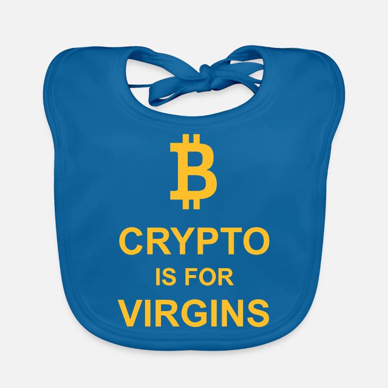 Crypto est pour les vierges Bavoir bio Bébé
