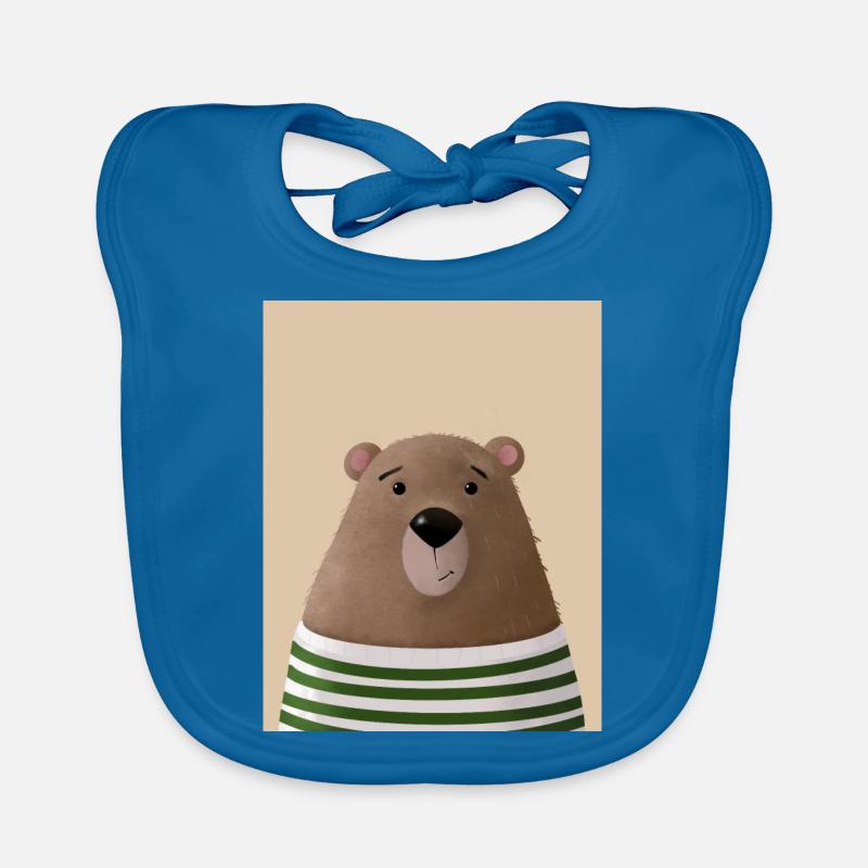 Ours Bavoir bio Bébé