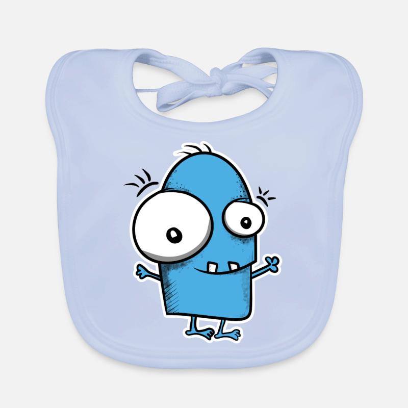 Monstre amical Bavoir bio Bébé