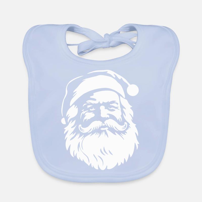 Joyeux Saint Nick, Père Noël Bavoir bio Bébé