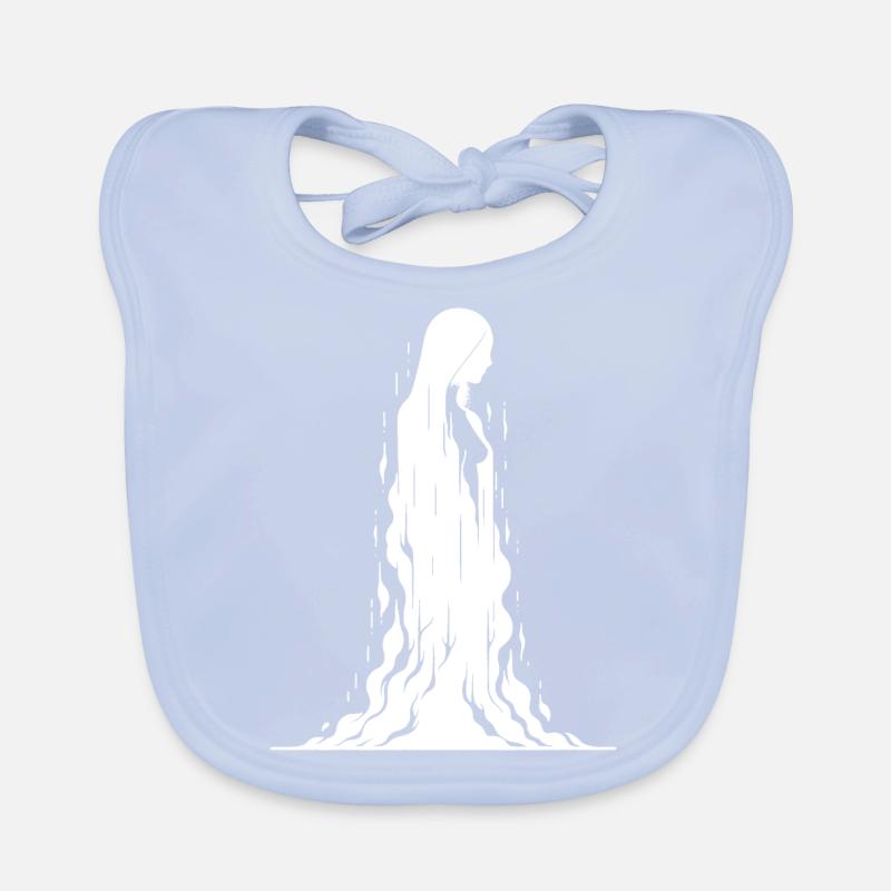 Banshee (white) Organic Baby Bibs