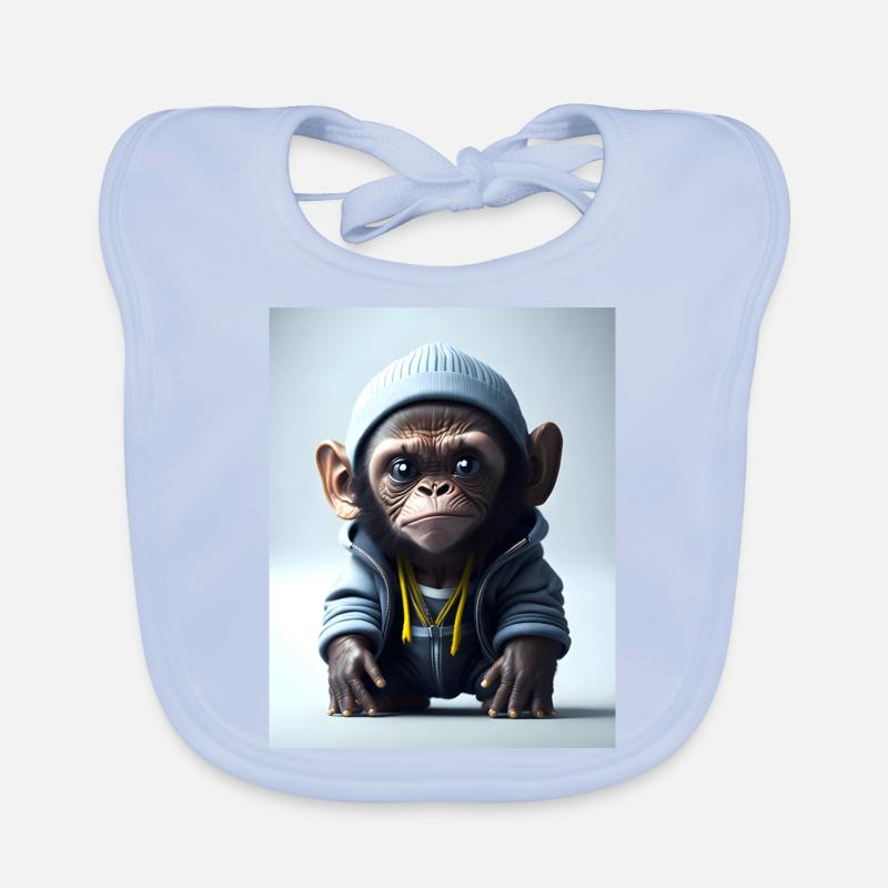 Singe du capot Bavoir bio Bébé