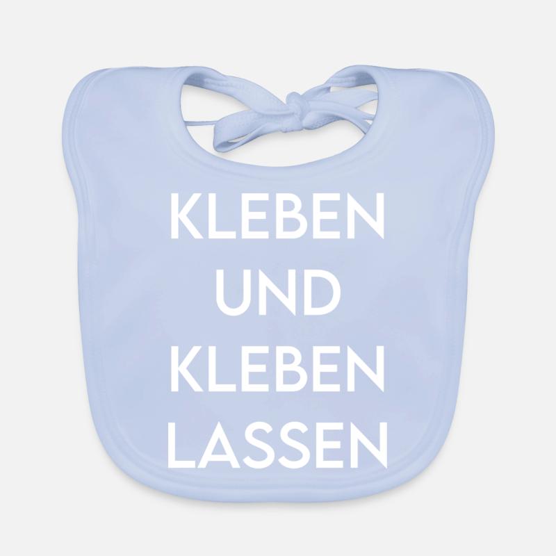 Kleben und kleben lassen Baby Bio-Lätzchen